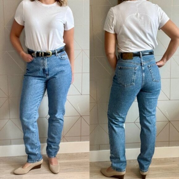 Vintage 90s CK Calvin Klein Tapered Jeans - Picture 2 of 8